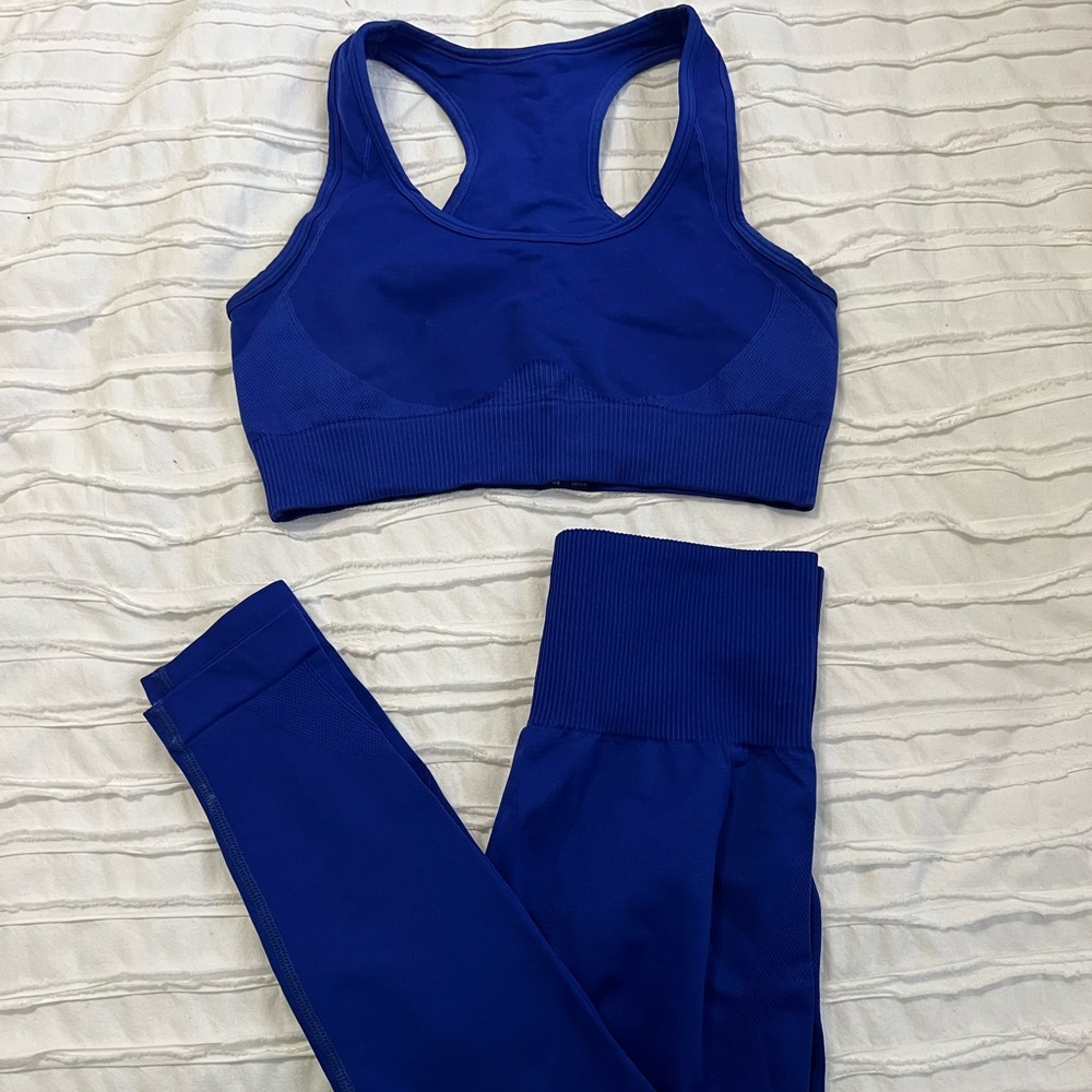 Royal Blue Workout Set